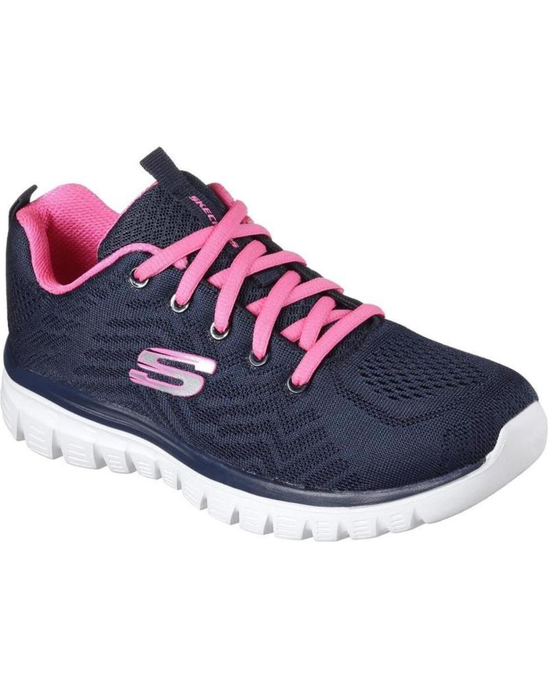 Skechers azul con rosa discount