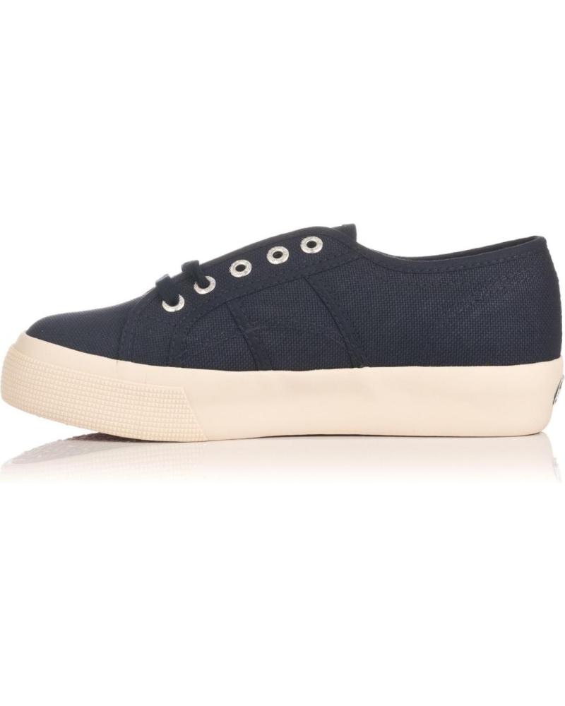 Deportivas De Mujer SUPERGA COTU 2730 PLATAFORMA NAVY AZUL