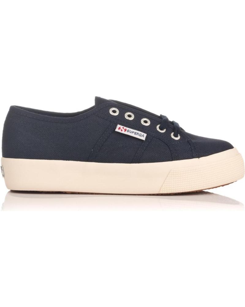 Zapatillas Deporte De Mujer SUPERGA COTU 2730 PLATAFORMA NAVY AZUL