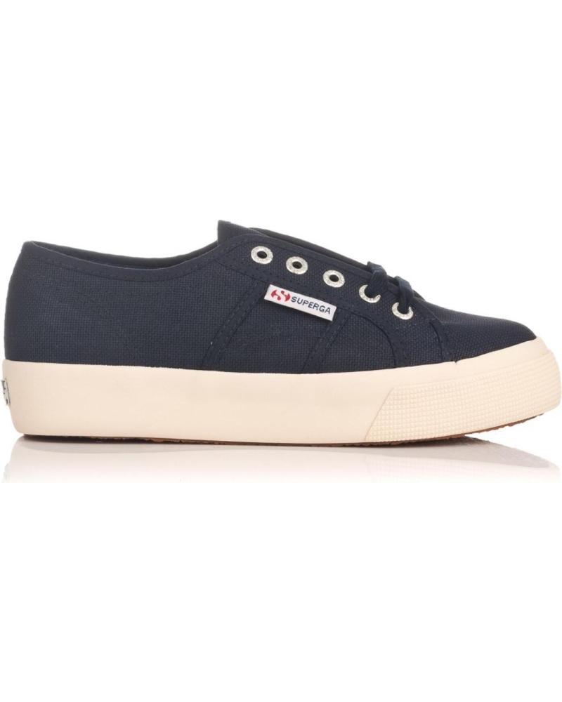 Woman Zapatillas deporte SUPERGA COTU 2730 PLATAFORMA NAVY  AZUL