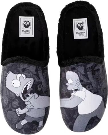 MARPEN MEN HOUSE SLIPPER SIMPSON 5101NV25 GREY GRIS