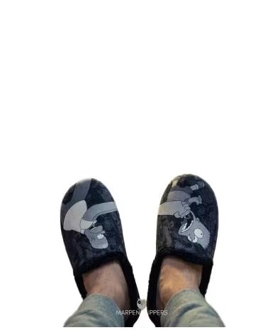 MARPEN MEN HOUSE SLIPPER SIMPSON 5101NV25 GREY GRIS