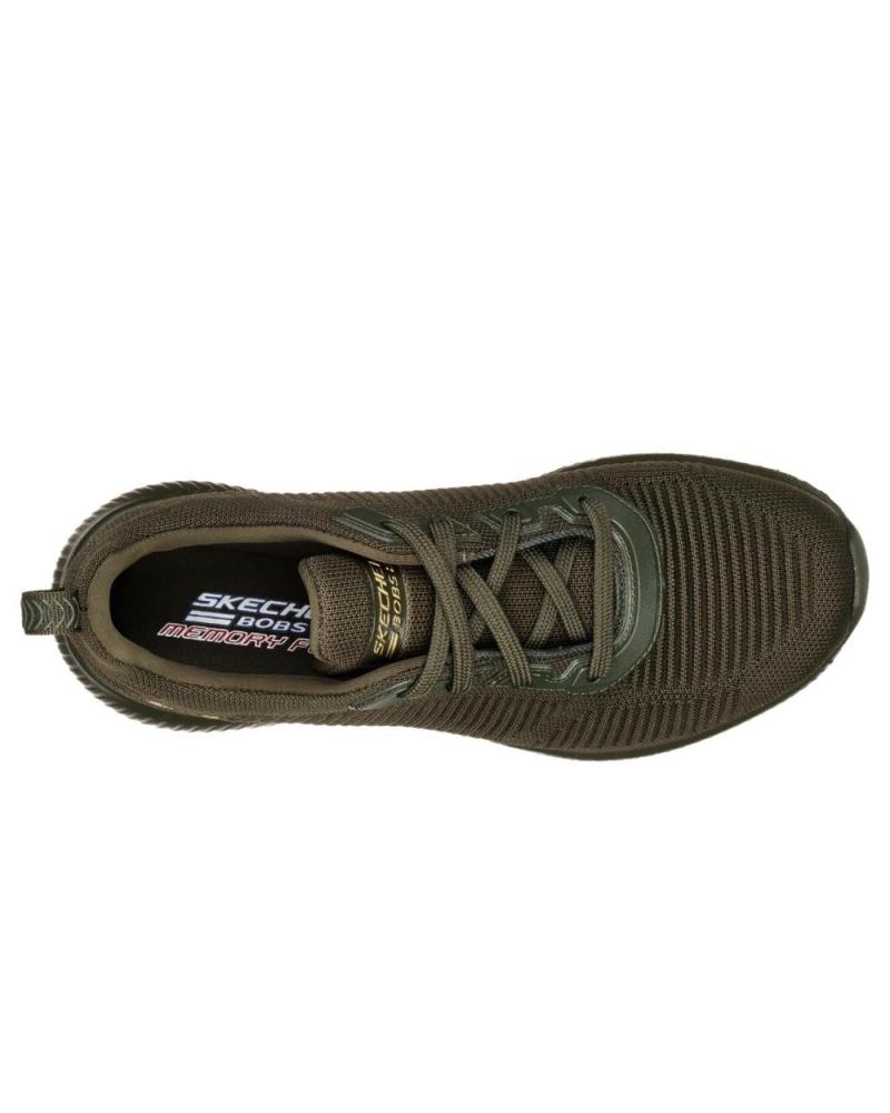 Trainers De Mujer SKECHERS BOBS SPORT SQUAD-TOUGH TALK KAKI
