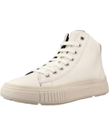 GEOX BASKETS LAQUINNY BLANC-GRIS ARGENT 185825 FILLE C1M1W