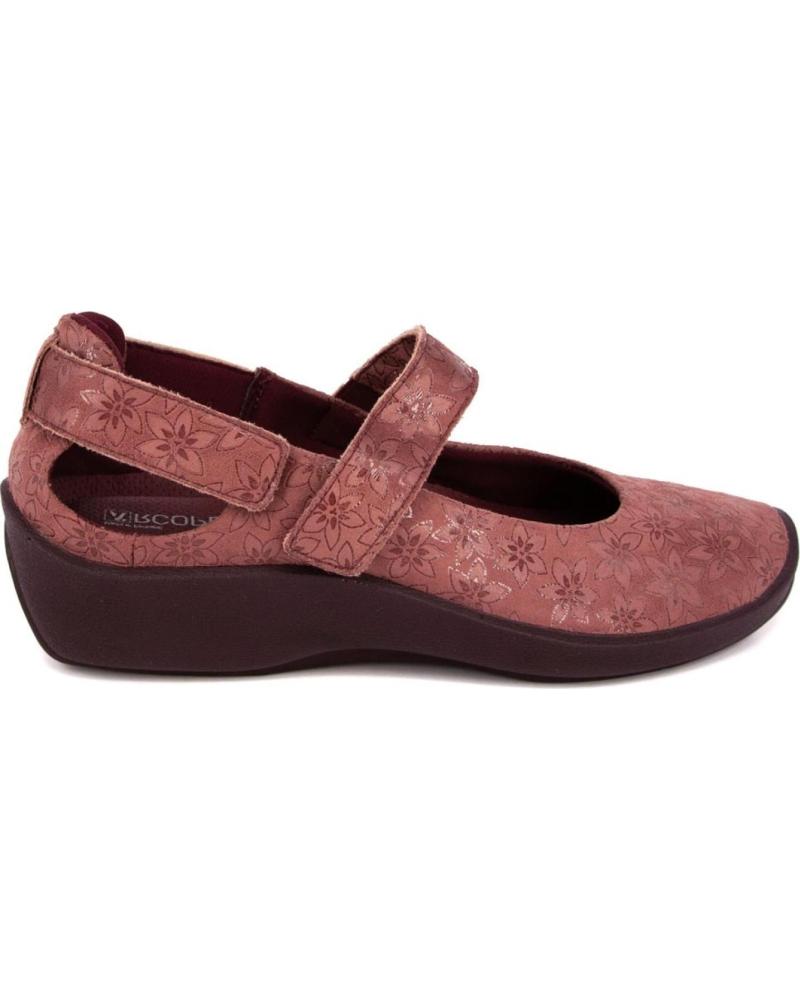 Woman Flat shoes ARCOPEDICO L-51 LICRA LAYTECH ESTAMPADA ROSA