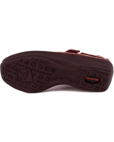 Woman Flat shoes ARCOPEDICO L-51 LICRA LAYTECH ESTAMPADA ROSA