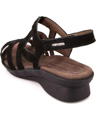 Sandálias de Mulher MEPHISTO PAMELA NUBUCK NEGRO