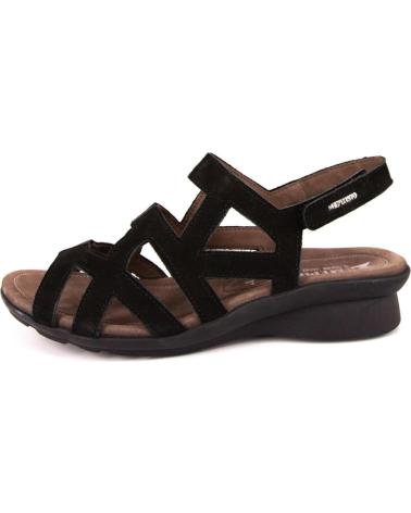 Sandálias de Mulher MEPHISTO PAMELA NUBUCK NEGRO