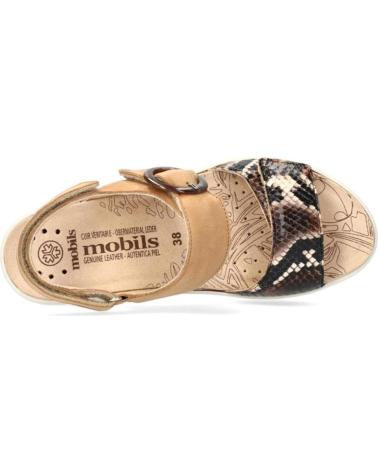 Sandalen für Damen MEPHISTO PHELICIA BOA-D BROWN CAMEL