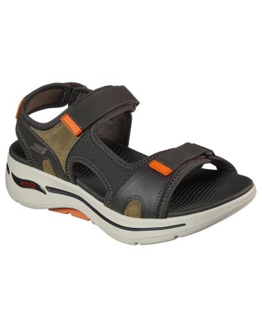 Sandalias de Hombre SKECHERS GO WALK ARCH FIT SANDAL MISSION KAKI