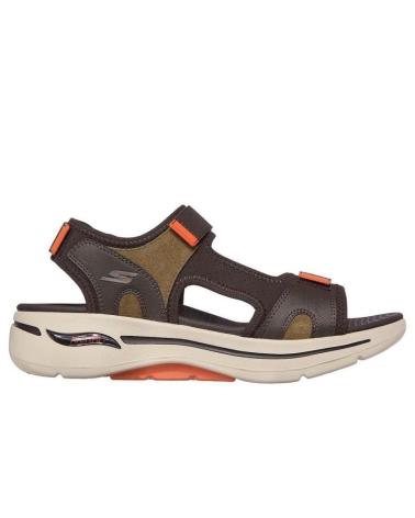 Sandalias de Hombre SKECHERS GO WALK ARCH FIT SANDAL MISSION KAKI