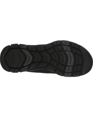 Deportivas SKECHERS  de Mujer FLEX APPEAL- 4 BRILLIANT VIEW NEGRA  NEGRO