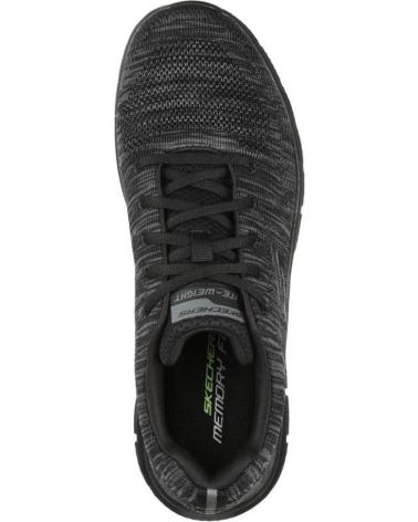Sportschuhe für Herren SKECHERS TRACK FRONT RUNNER NEGRO
