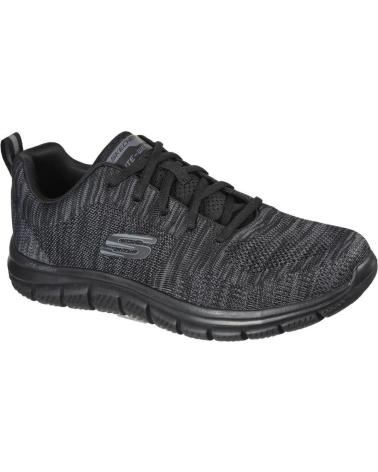 Sportschuhe für Herren SKECHERS TRACK FRONT RUNNER NEGRO