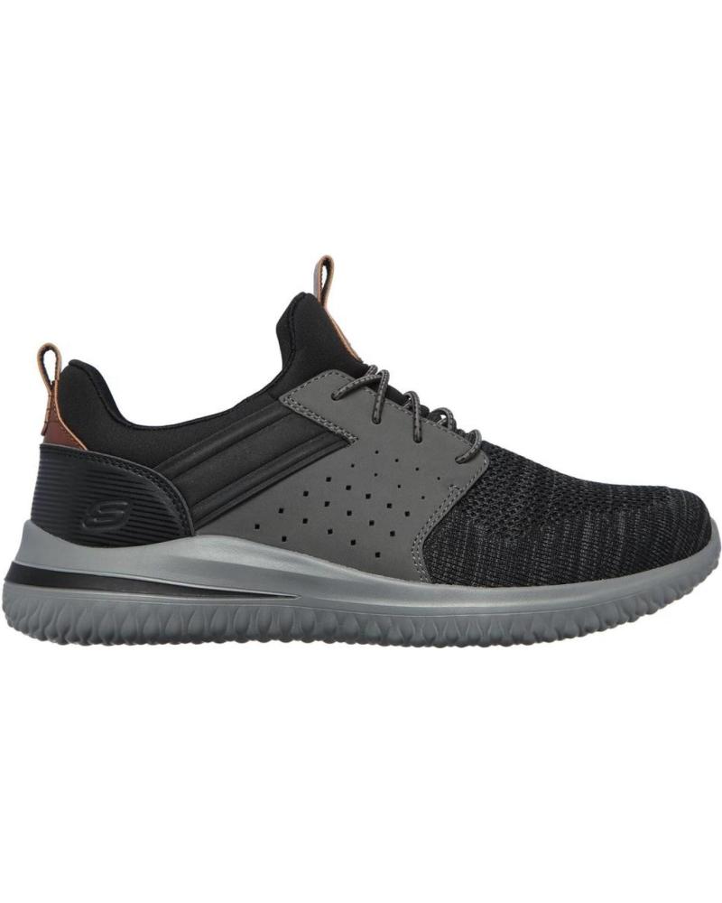 Schuhe SKECHERS  für Herren DELSON 3-0 - CICADA  NEGRO