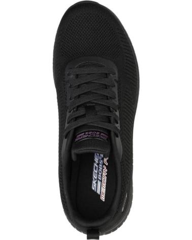 SKECHERS BOBS SQUAD CHAOS-FACE OFF BLACK 117209 BBK NEGRO