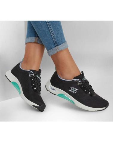 Sportschuhe für Damen SKECHERS SKECH-AIR ARCH FIT-MELLOW NEGRA NEGRO