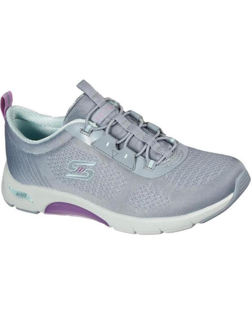 Skechers boots discount mujer gris