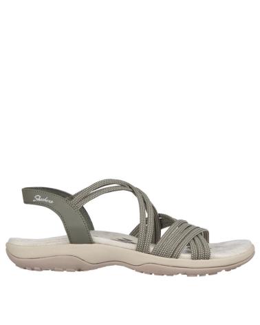 Sandalias de Mujer SKECHERS REGGAE SLIM - TURN IT UP VERDE