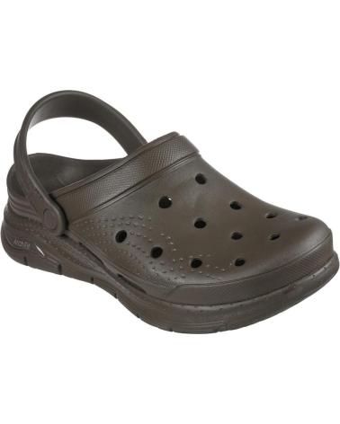 Zuecos SKECHERS  de Hombre SANDALIAS 243160 KAKI  VERDE