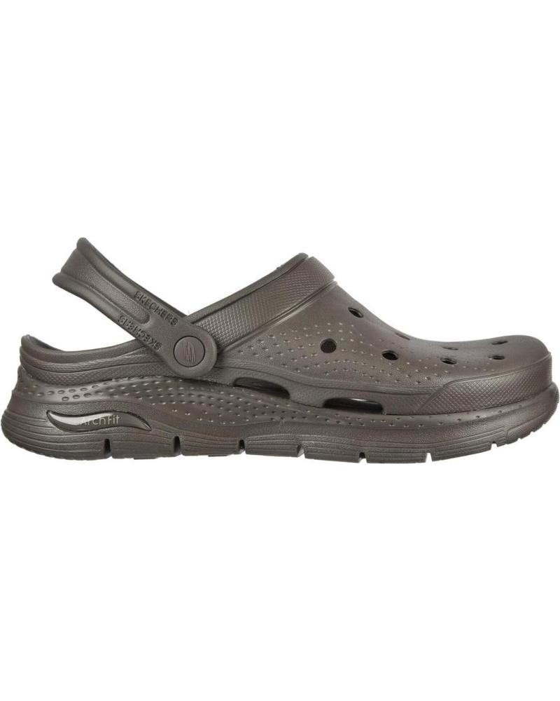 Zuecos SKECHERS  de Hombre SANDALIAS 243160 KAKI  VERDE