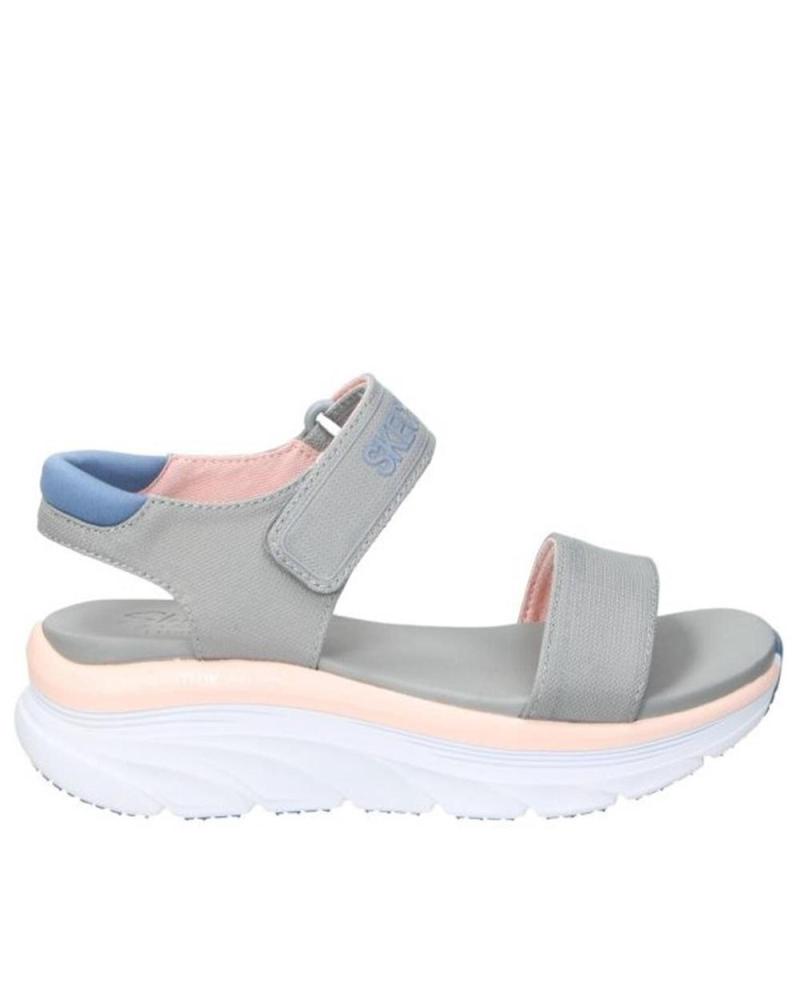 Skechers sandals 2025 mujer gris
