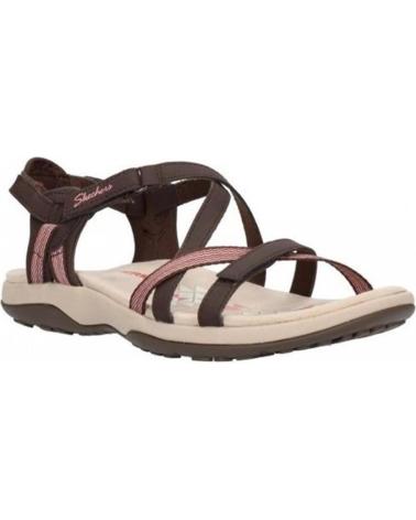 Sandalias SKECHERS  de Mujer REGGAE SLIM SUN ARRAY  MARRON