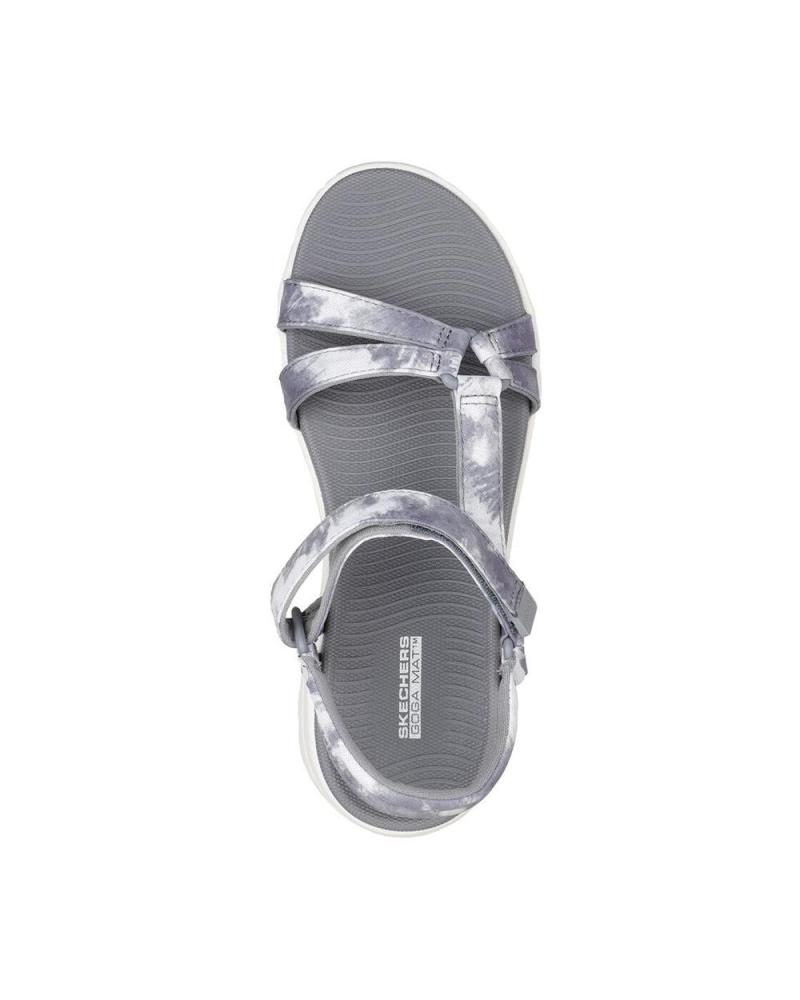 Skechers sandals 2025 mujer gris