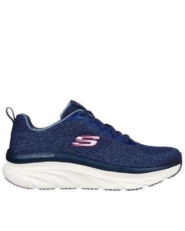 Sapatilhas SKECHERS  de Mulher DLUX WALKER-DAILY BEAUTY NEGRA  AZUL