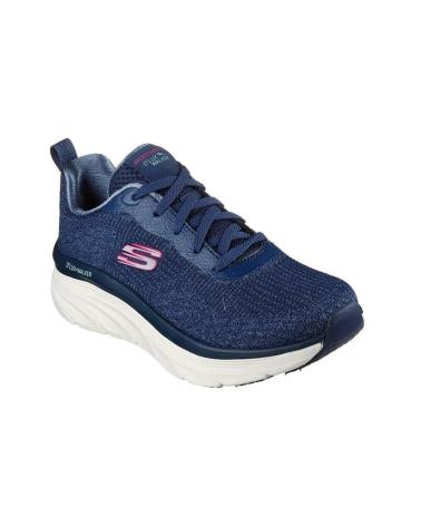Sapatilhas SKECHERS  de Mulher DLUX WALKER-DAILY BEAUTY NEGRA  AZUL