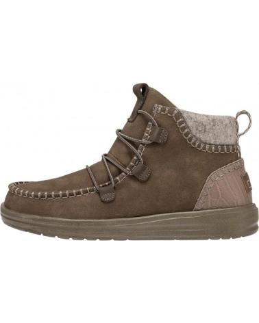 Botins HEY DUDE  de Mulher ELOISE RECYCLED  MARRON