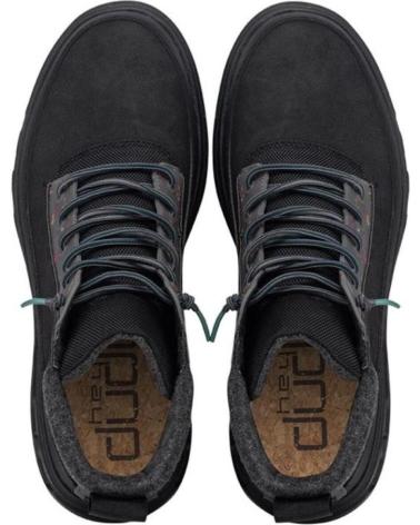 Man Mid boots HEY DUDE DUKE ECO SHIELD  NEGRO