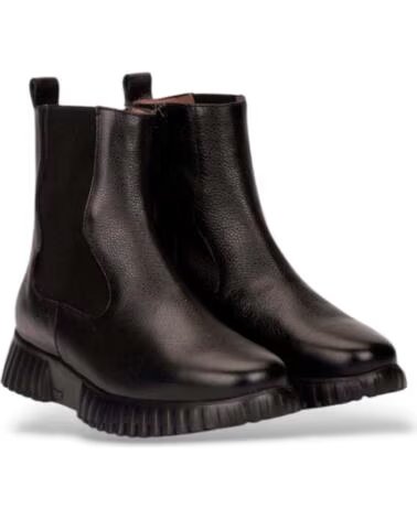 WONDERS BOTINES PLANOS MUJER 4422 NEGRO