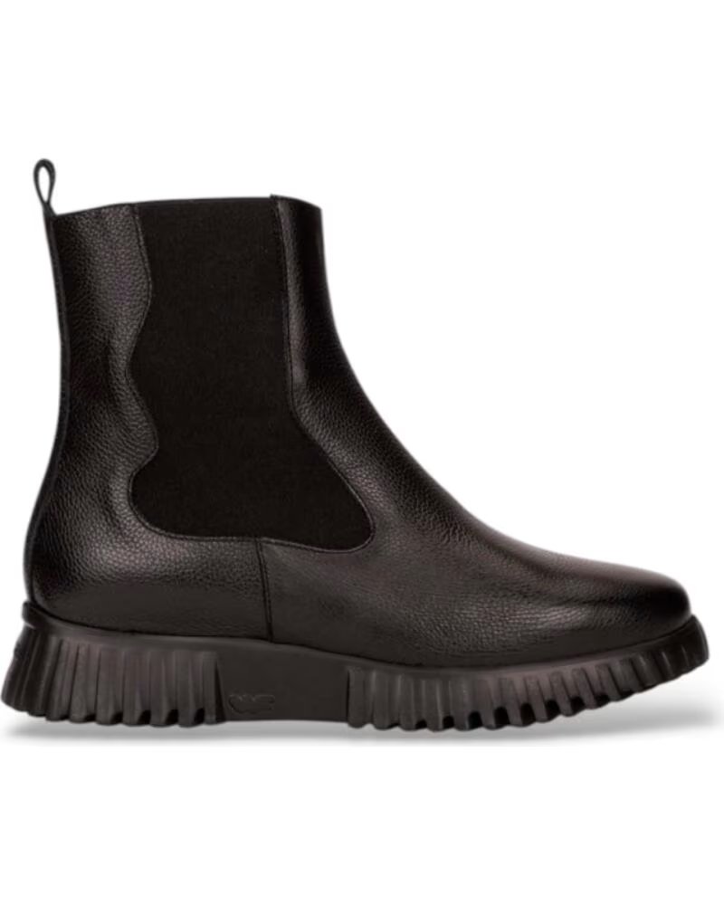 WONDERS BOTINES PLANOS MUJER 4422 NEGRO