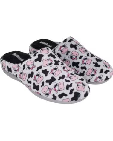 SEVILLAS WOMEN´S HOUSE SLIPPERS 6093 CHINELA SUAPEL -VAQUITAS- I D GRIS