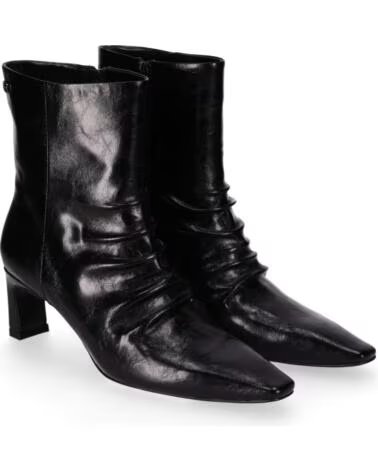 CHIKA10 PARAISO 01 BOTTINES CUIR SYNTHÉTIQUE TALON MOYEN NEGRO-BLACK