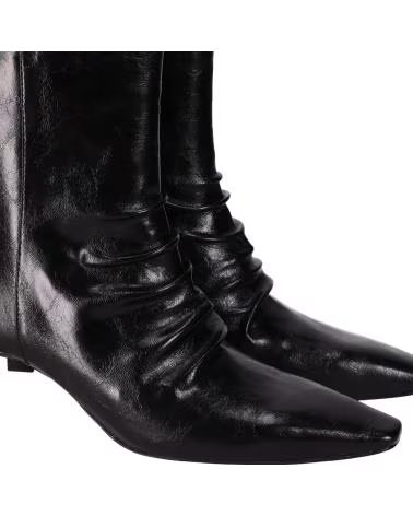 CHIKA10 PARAISO 01 BOTTINES CUIR SYNTHÉTIQUE TALON MOYEN NEGRO-BLACK