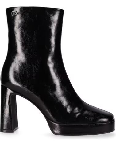 CHIKA10 JASMINA 02 BOTTINES SIMILICUIR TALON HAUT NEGRO-BLACK