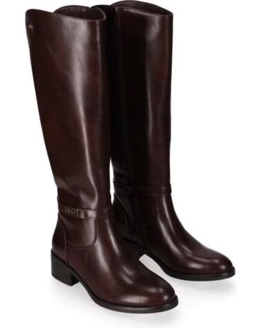 CHIKA10 ENARA 05 WOMEN´S MID HEEL TALL BOOT MARRON-BROWN