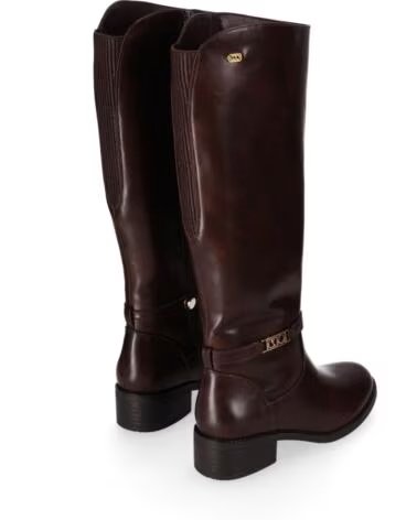 CHIKA10 ENARA 05 WOMEN´S MID HEEL TALL BOOT MARRON-BROWN