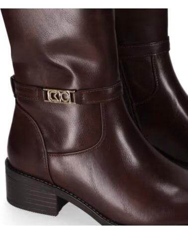 CHIKA10 ENARA 05 WOMEN´S MID HEEL TALL BOOT MARRON-BROWN