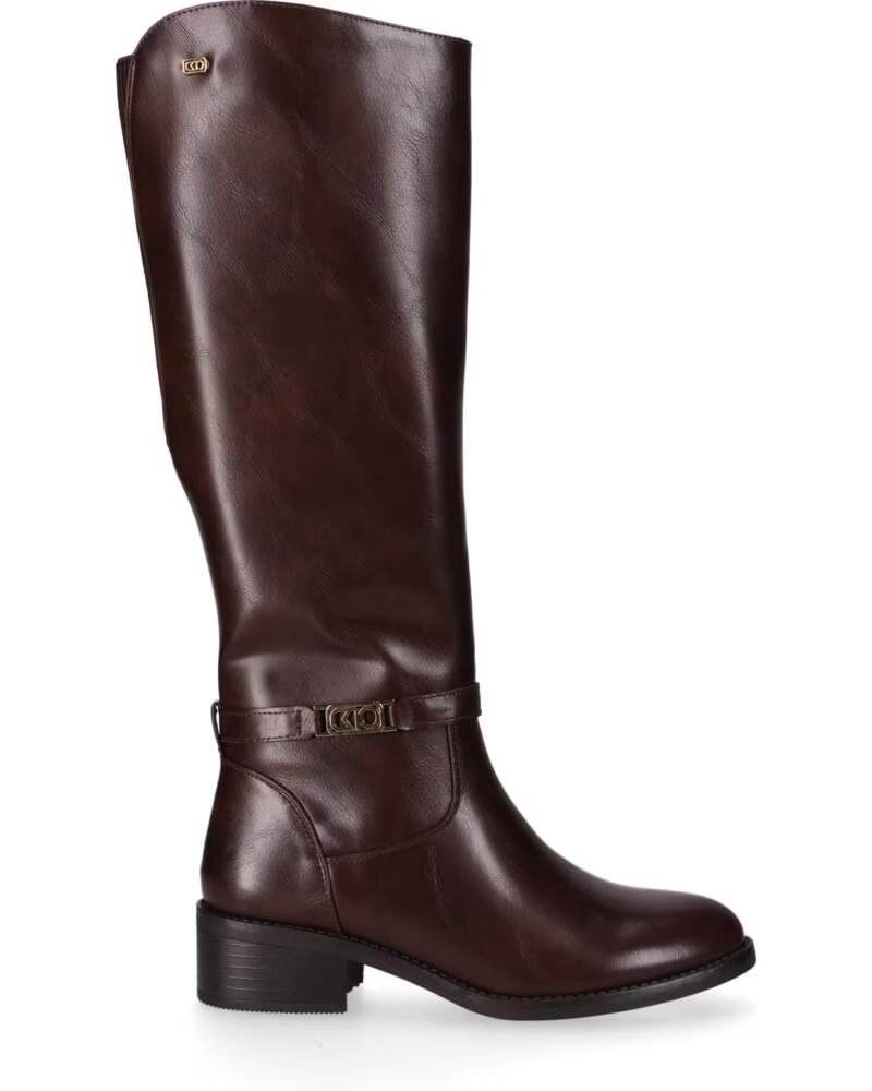CHIKA10 ENARA 05 WOMEN´S MID HEEL TALL BOOT MARRON-BROWN