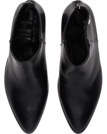 CHIKA10 ESCALONI 01 DAMEN STIEFELETTEN AUS KUNSTLEDER MIT HOHEM ABSATZ NEGRO-BLACK