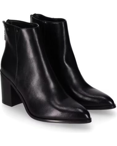 CHIKA10 ESCALONI 01 DAMEN STIEFELETTEN AUS KUNSTLEDER MIT HOHEM ABSATZ NEGRO-BLACK