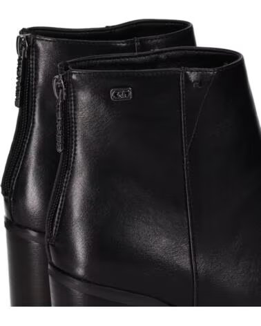 CHIKA10 ESCALONI 01 DAMEN STIEFELETTEN AUS KUNSTLEDER MIT HOHEM ABSATZ NEGRO-BLACK