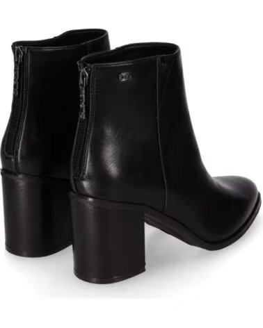 CHIKA10 ESCALONI 01 DAMEN STIEFELETTEN AUS KUNSTLEDER MIT HOHEM ABSATZ NEGRO-BLACK