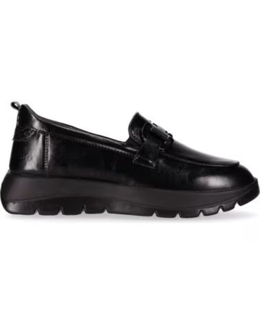 CHIKA10 ST MANDARIN 03 ZAPATOS PIEL SINTÉTICA MUJER CUÑA BAJA NEGRO-BLACK