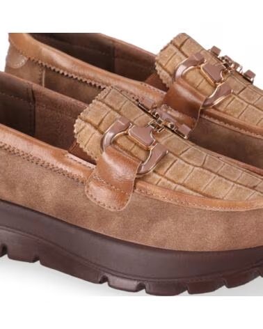 CHIKA10 ST MANDARIN 02 CHAUSSURES FEMME CUIR SYNTHÉTIQUE COMPENSÉES BASSES BEIG-BEIGE