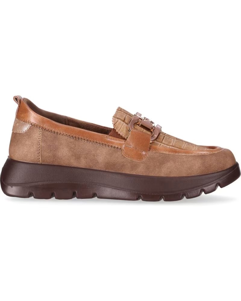 CHIKA10 ST MANDARIN 02 CHAUSSURES FEMME CUIR SYNTHÉTIQUE COMPENSÉES BASSES BEIG-BEIGE