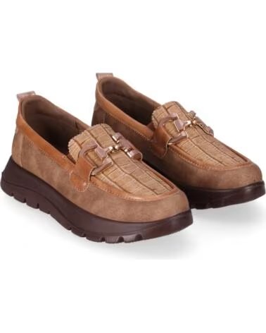 CHIKA10 ST MANDARIN 02 CHAUSSURES FEMME CUIR SYNTHÉTIQUE COMPENSÉES BASSES BEIG-BEIGE